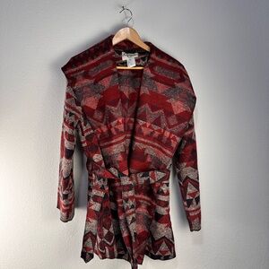 Cripple Creek Navajo Blanket‎ Hooded Wrap Sz XL
